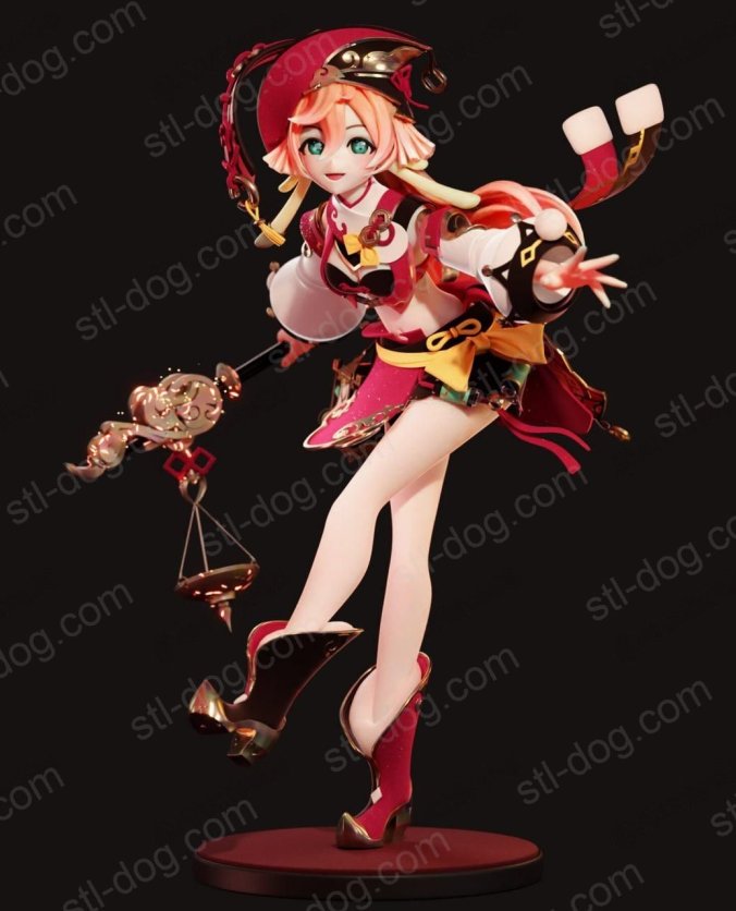 烟绯 -《原神》 打印3D模型图纸